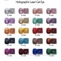 2022 Dernier produit Gel Effet holographique Laser Cat Eye Gel Polish Nail Art Magnet Rainbow Cat Eye
